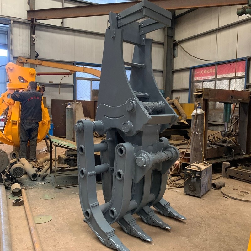 挖機機械抓鋼器