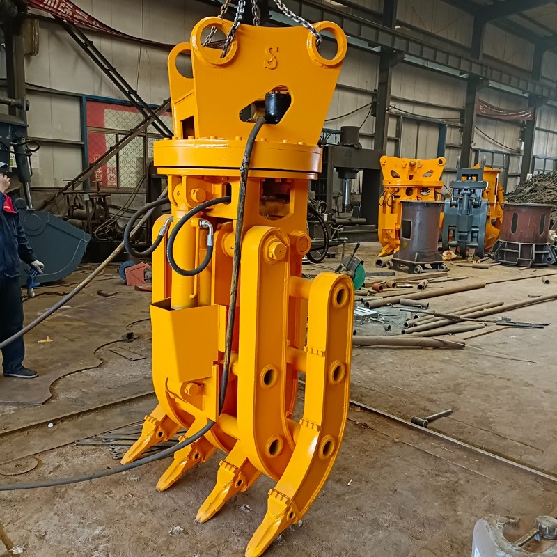 挖機旋轉抓鋼機